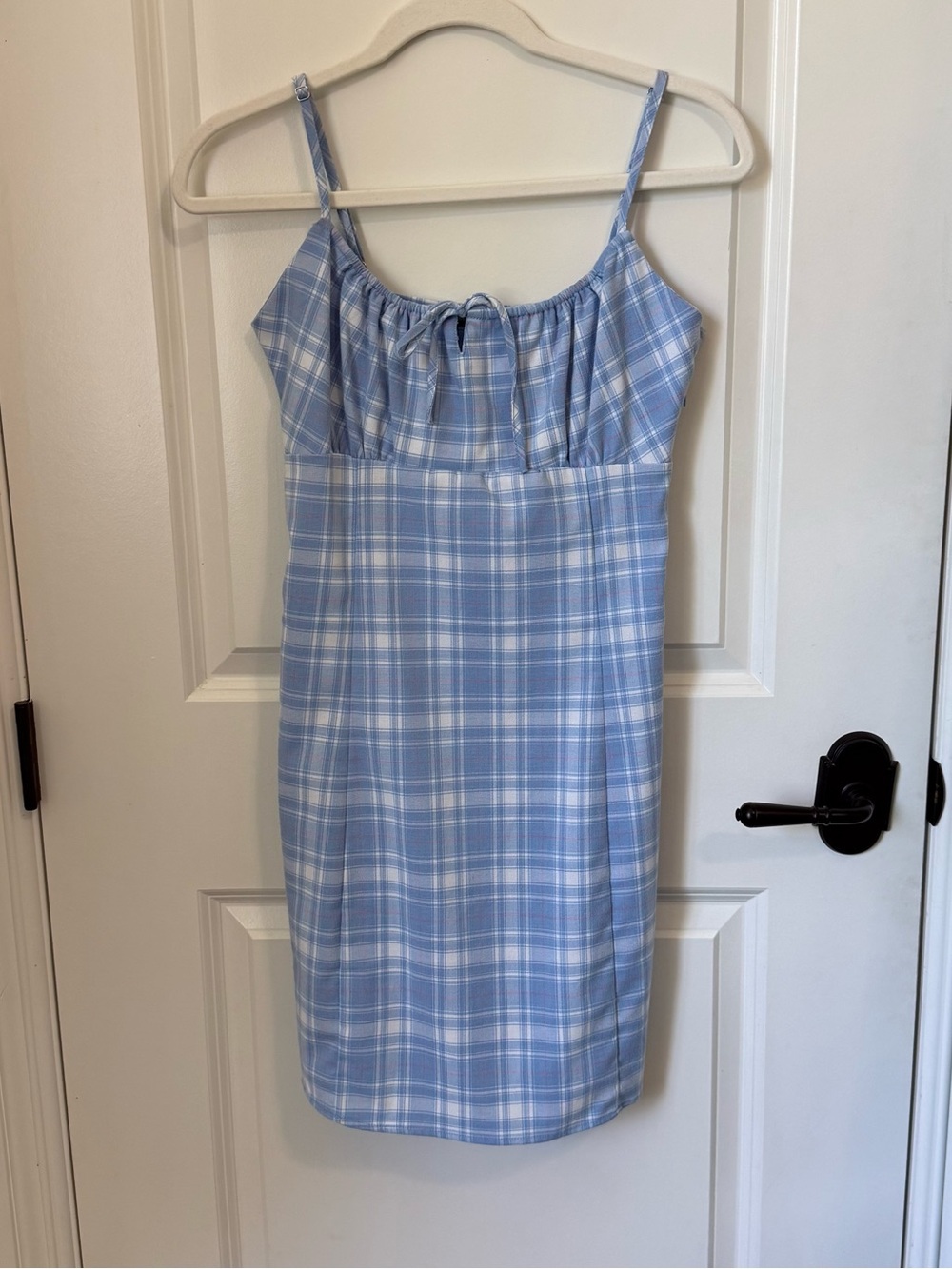 Brandy Melville Blue Plaid Dress